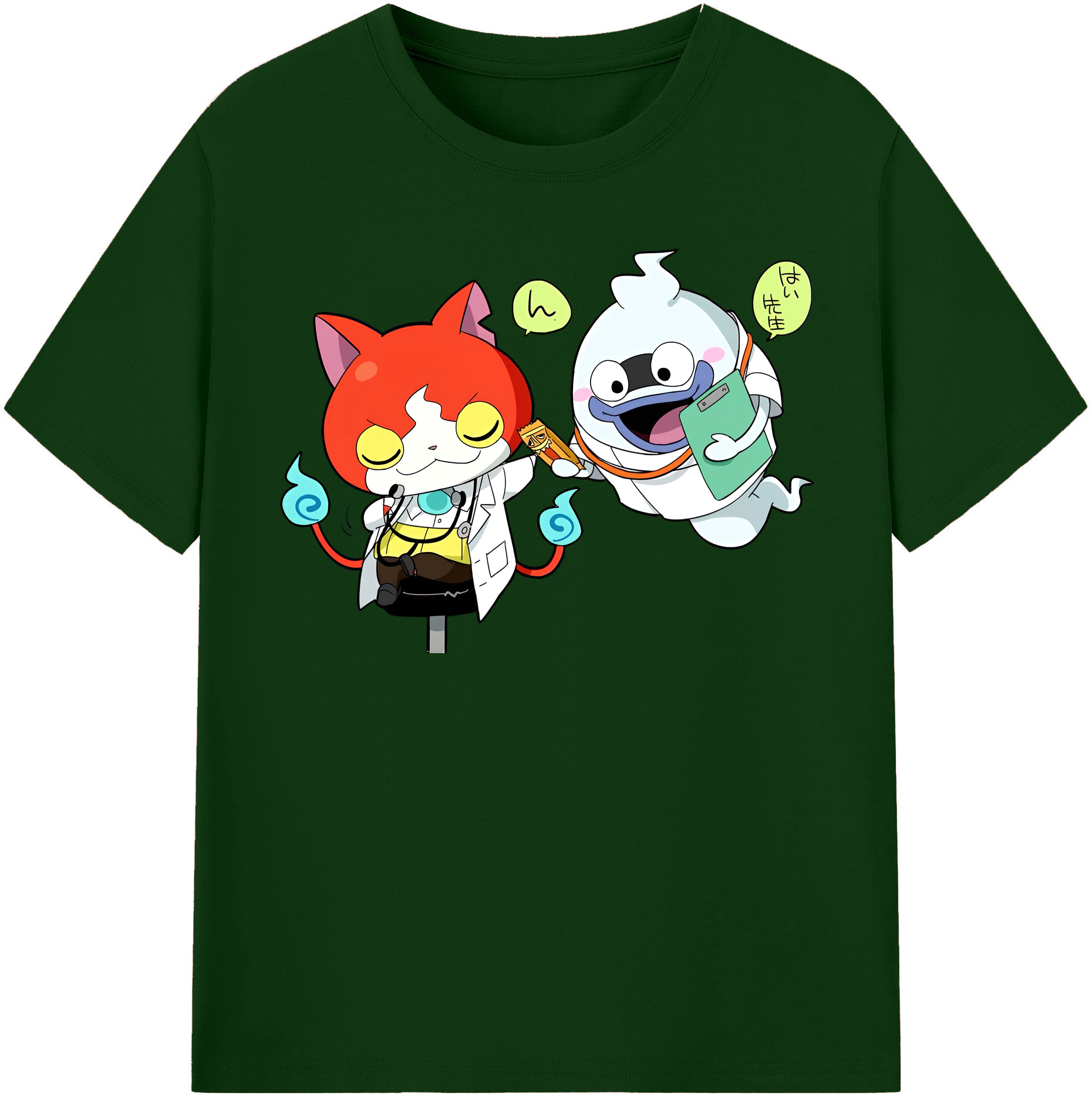 （画像用） 妖怪ウォッチ Yo-kai Watch 綿100％半袖Tシャツ（フロントプリント）